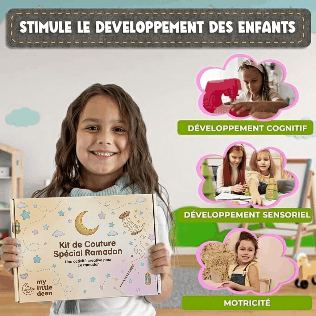 Kit de couture spécial Ramadan avec 7 projets créatifs pour parents et enfants