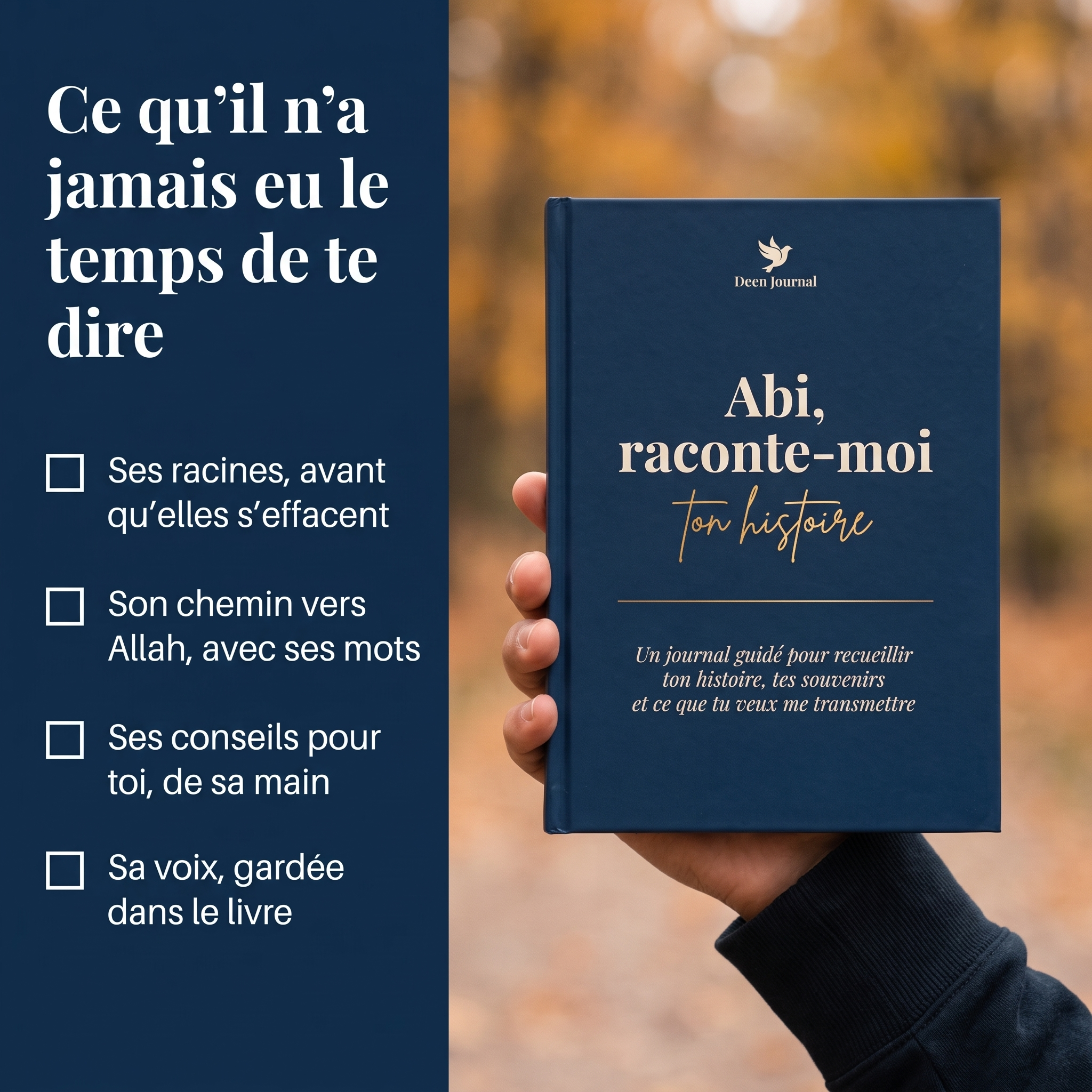 Journal guidé Abi, raconte-moi ton histoire