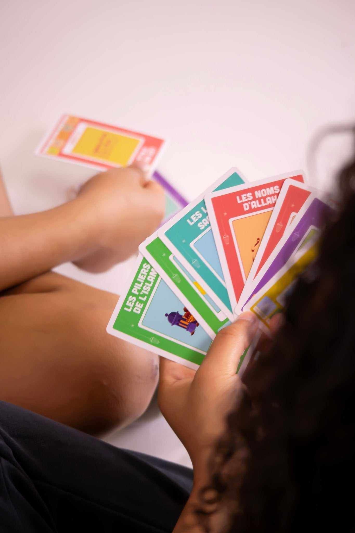 Jeu pour musulman éducatif des 7 familles pour enfants avec apprentissage de l’islam et valeurs familiales