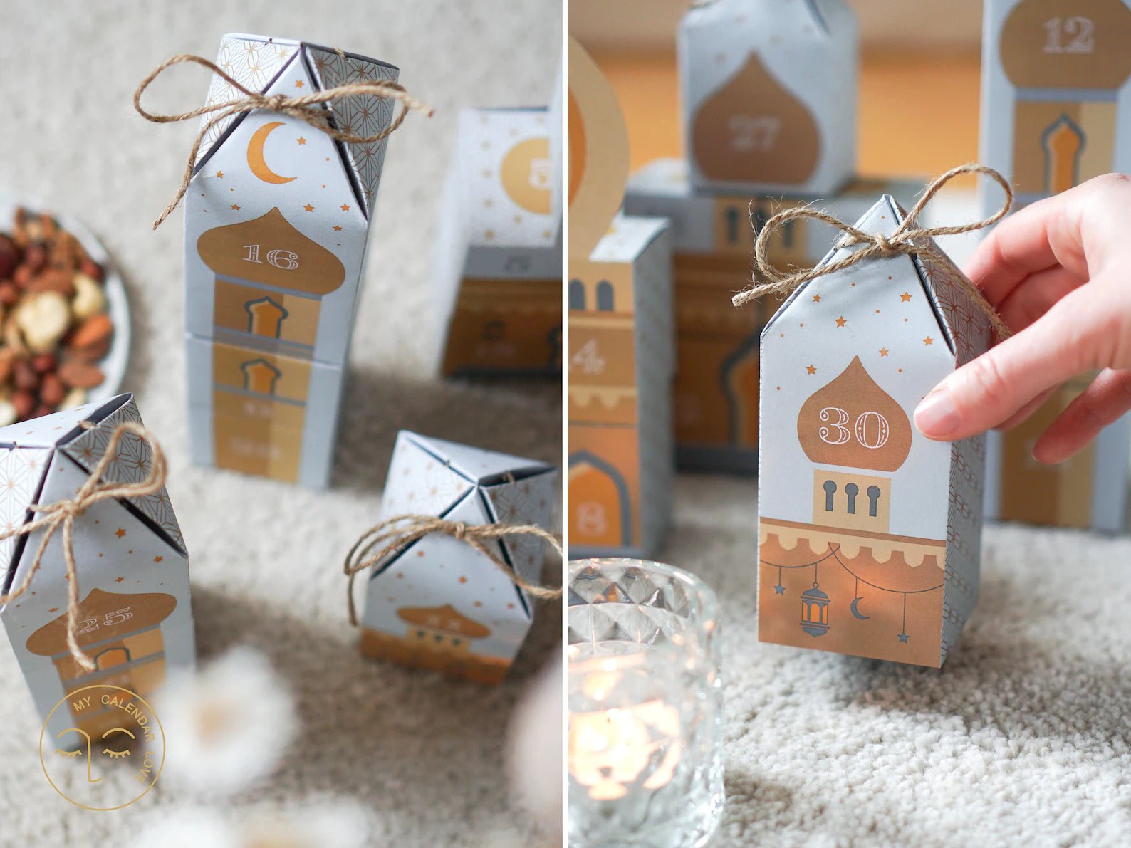 Magnifique calendrier du ramadan à construire - Imprimable - MyLittle Deen