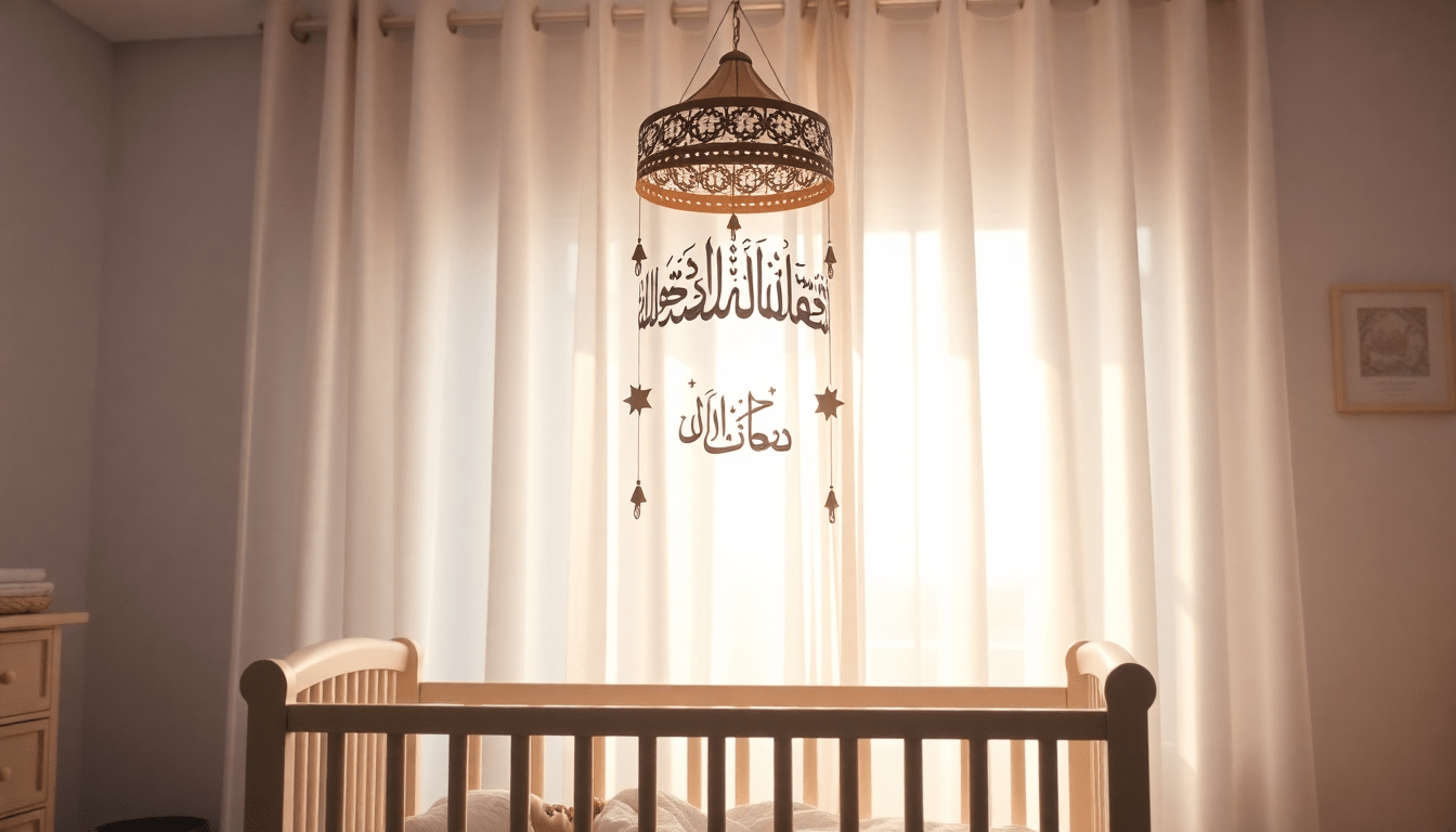 Le mobile coranique idéal pour bercer bébé - My Little Deen