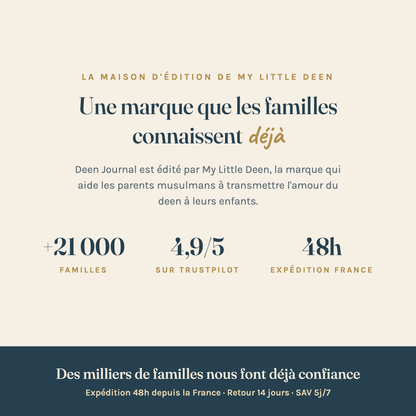 Journal guidé Oumi, raconte-moi ton histoire