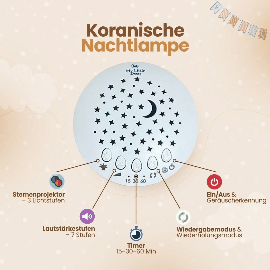 Little Deen Plüschtier mit Koran-Nachtlicht
