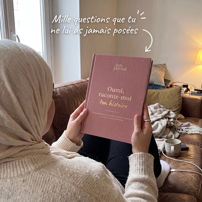 Mille questions que tu ne lui as jamais posées : une femme lit le journal Oumi