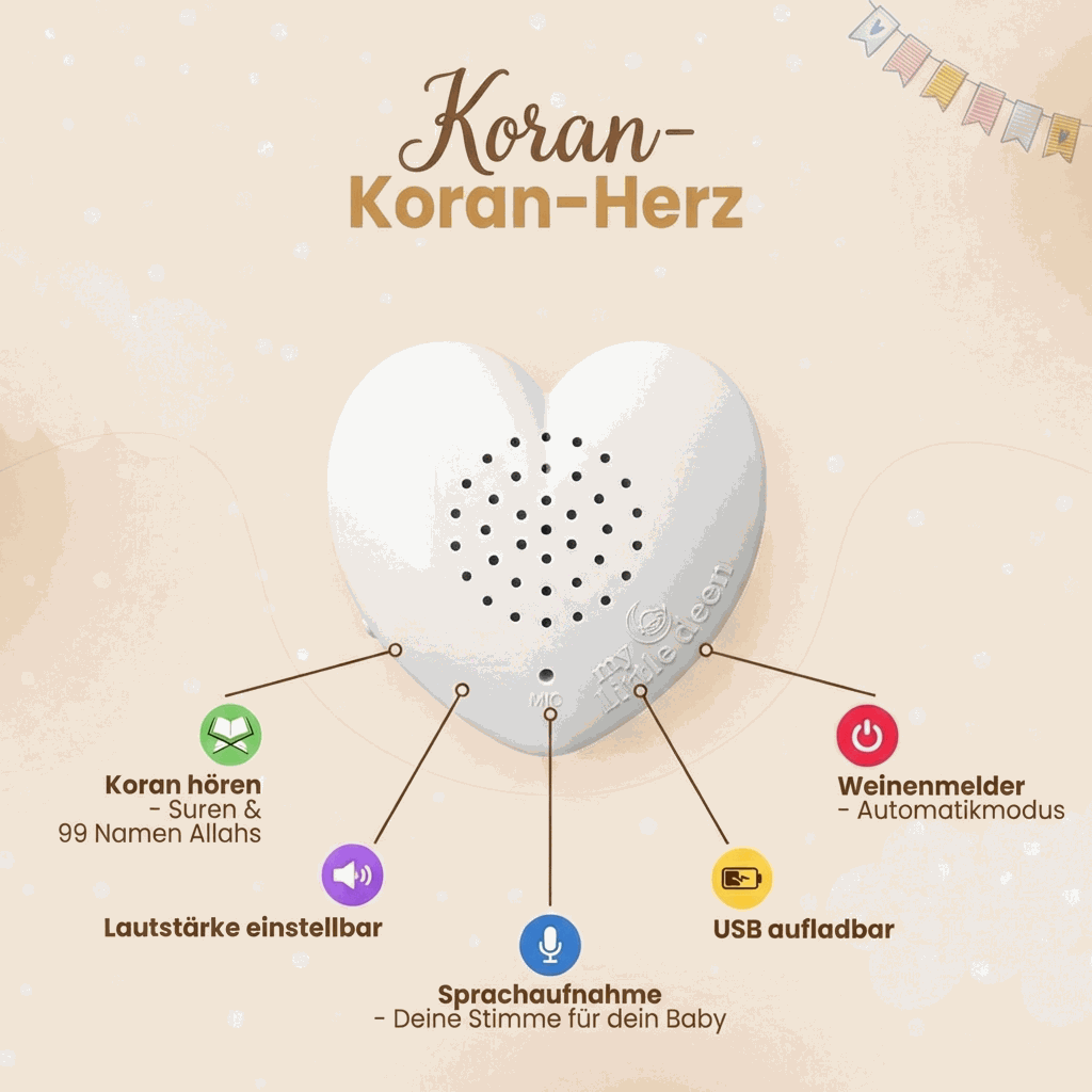 Little Deen - Interaktives Koran-Kuscheltuch