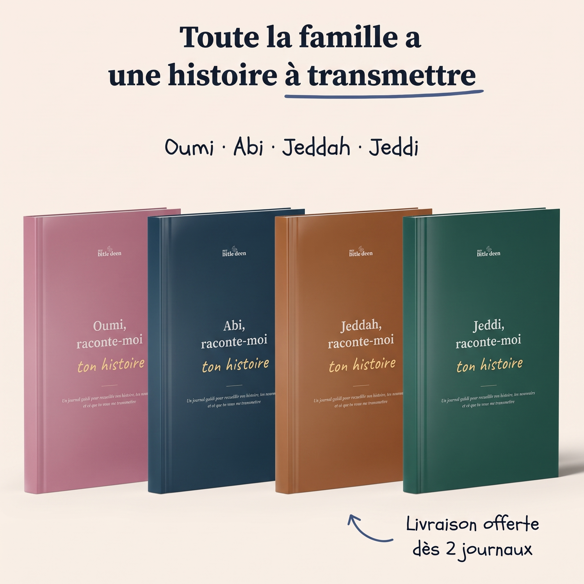 Journal guidé Oumi, raconte-moi ton histoire