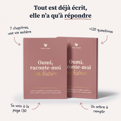 Journal guidé Oumi, raconte-moi ton histoire