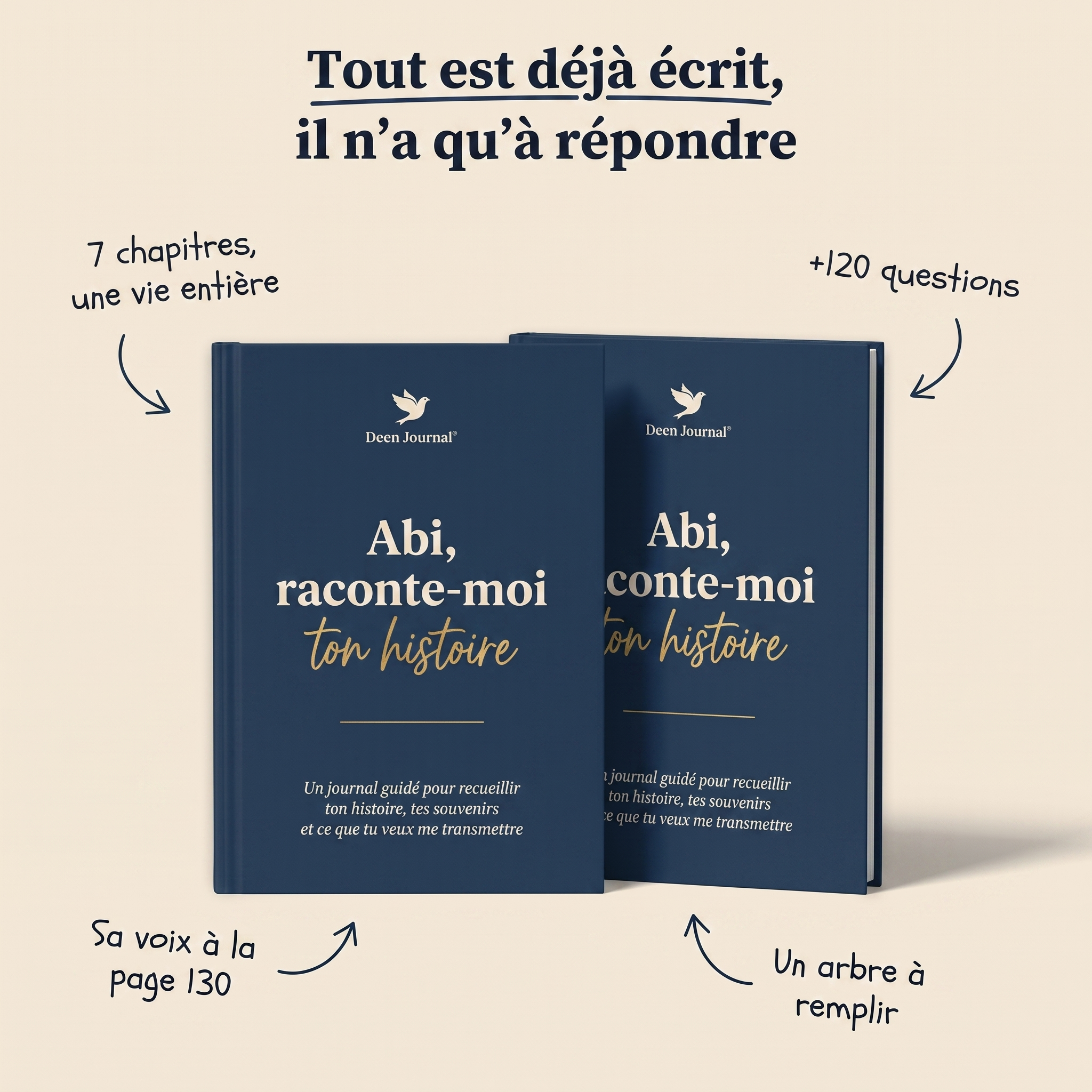 Journal guidé Abi, raconte-moi ton histoire