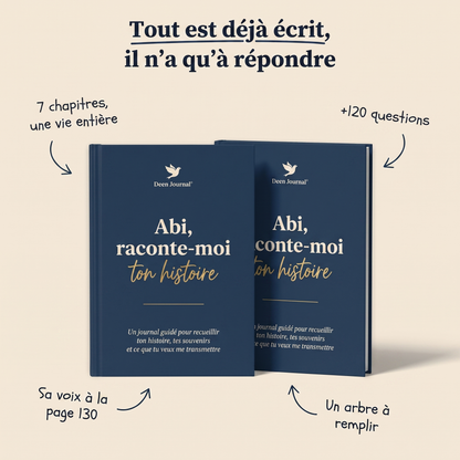 Journal guidé Abi, raconte-moi ton histoire