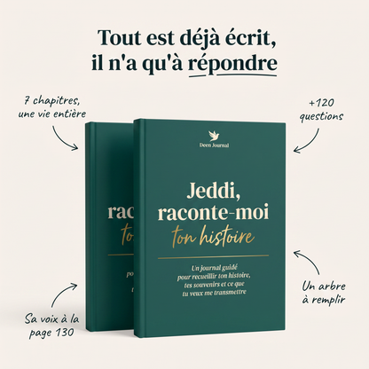 Journal guidé Jeddi, raconte-moi ton histoire