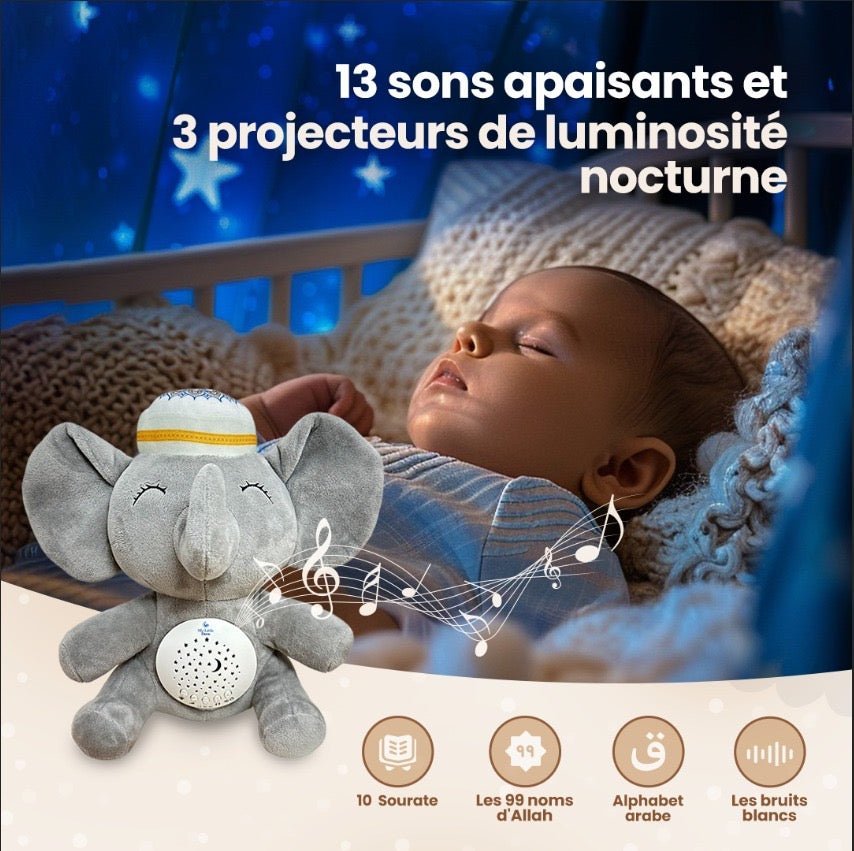 Little Mahmud - Peluche veilleuse coranique - My Little Deen