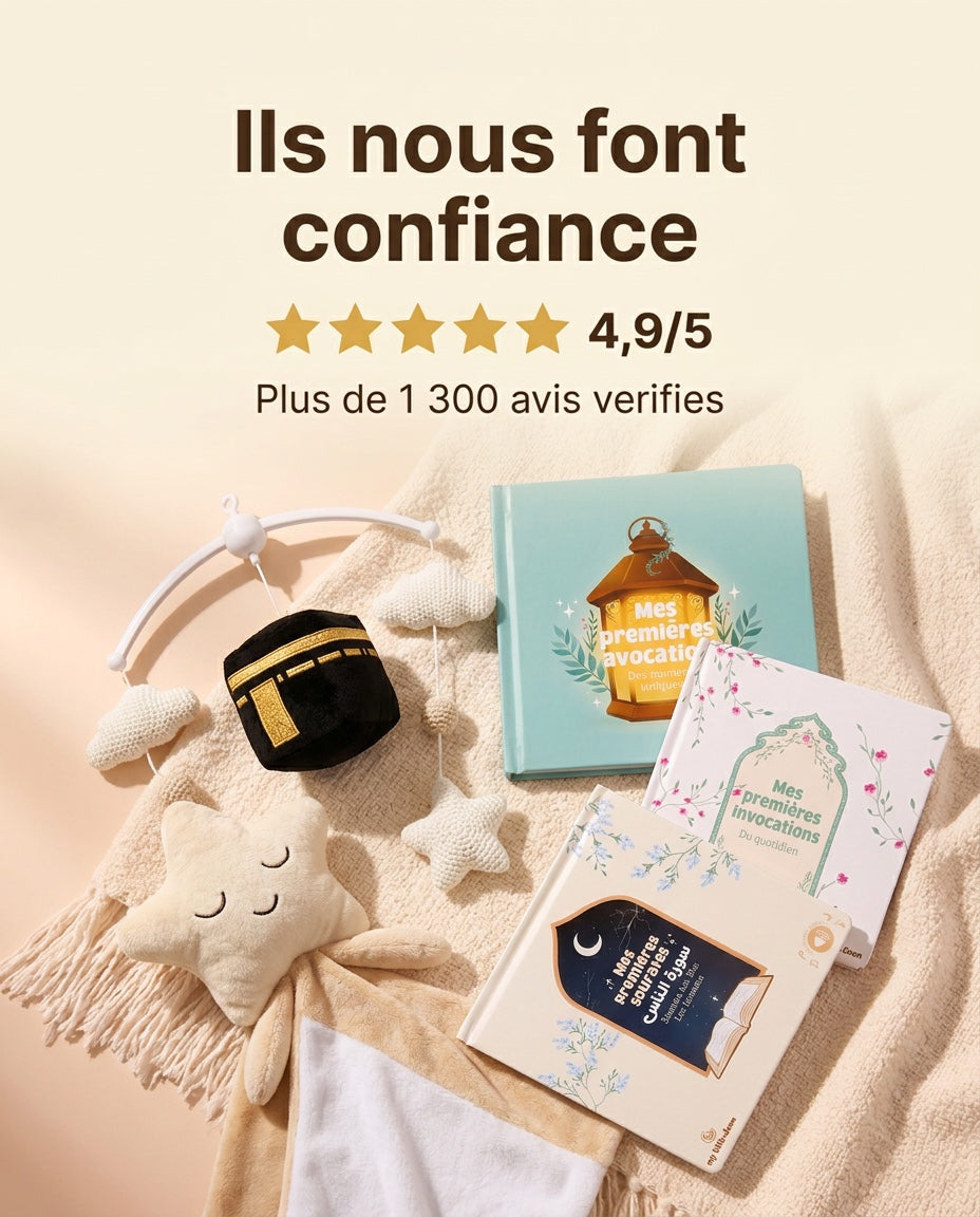 Vos avis clients My Little Deen : mobile coranique, livres sonores et doudou